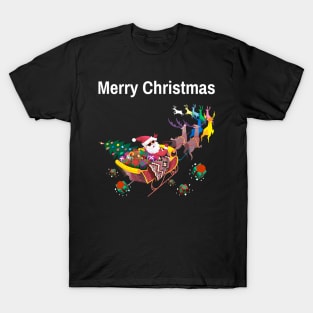 Santa is coming on Christmas T-Shirt